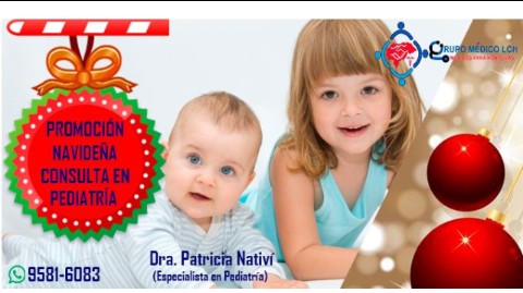 Promoción Navideña en Pediatría.